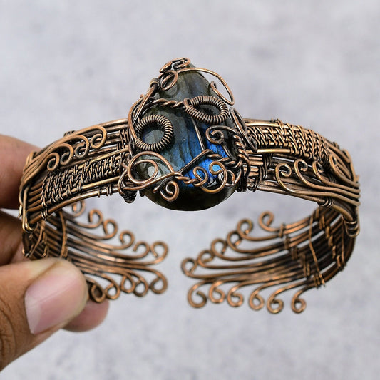 Blue Labradorite Gemstone Bracelet