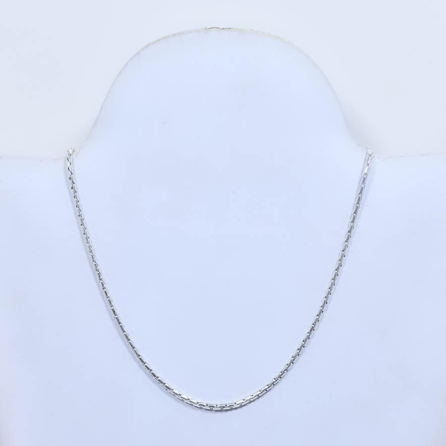 Silver Gemstone Snake Chain