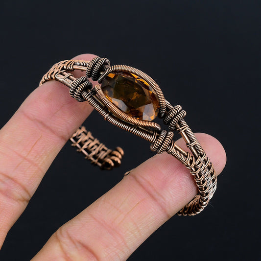 Yellow Citrine Gemstone Bracelet