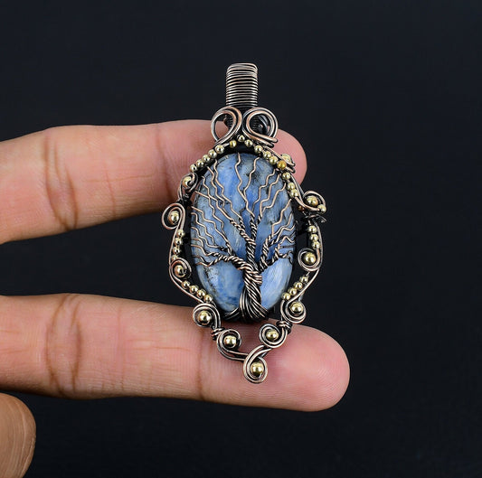 Blue Kyanite Gemstone Pendant