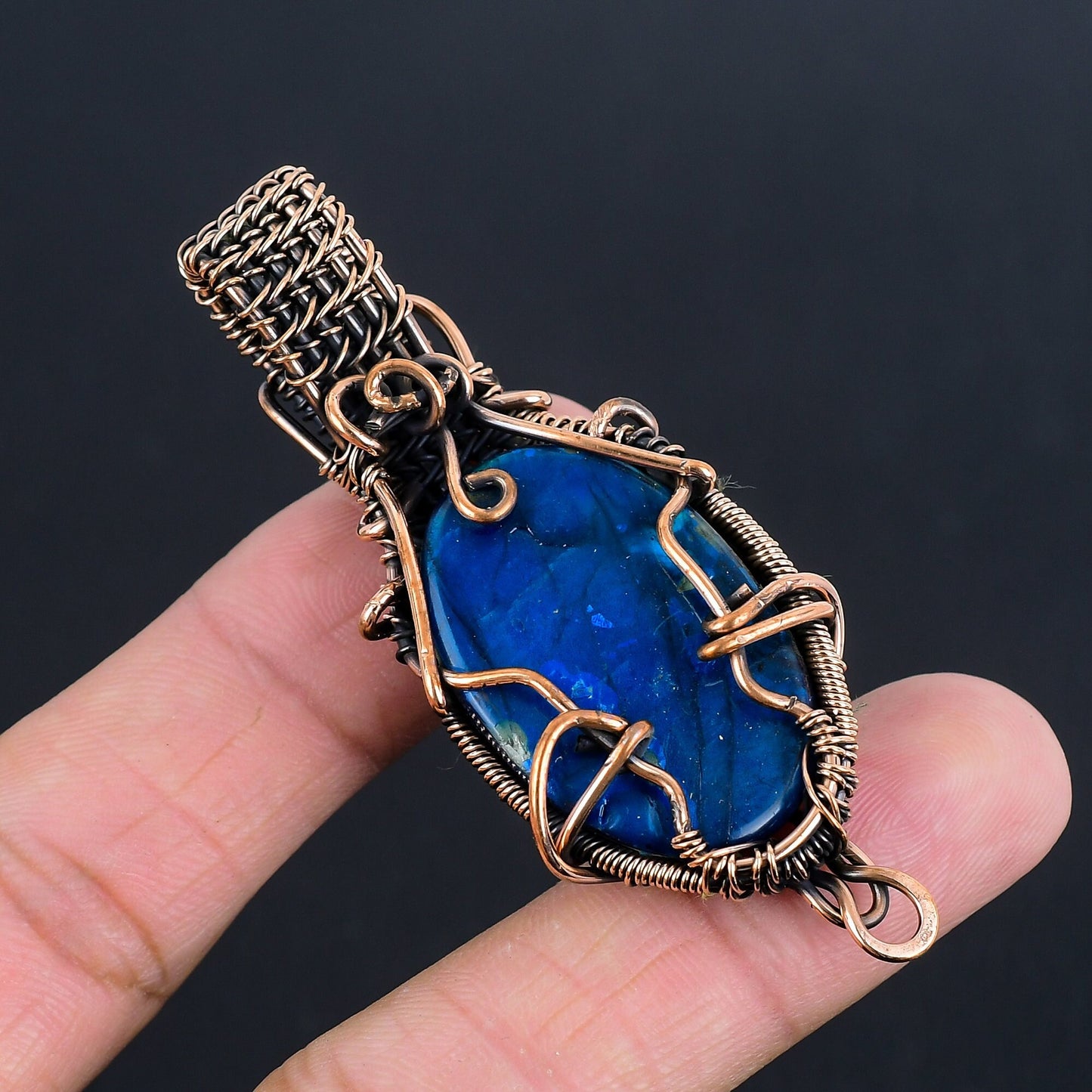Blue Labradorite Gemstone Pendant