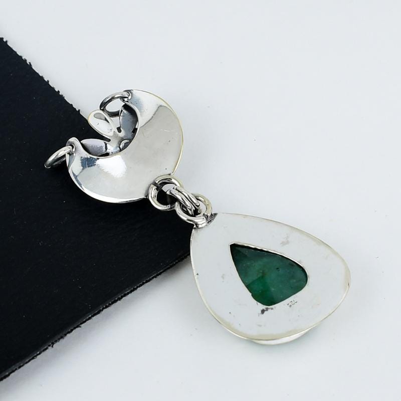 Green Emerald Gemstone Pendant