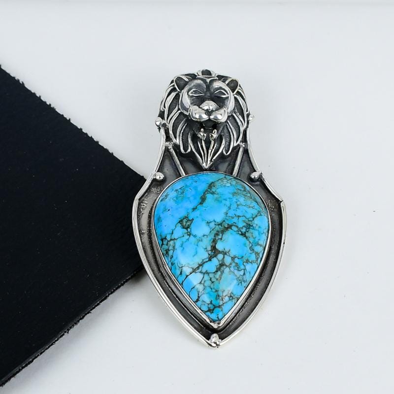 Turquoise Sterling Silver Pendant