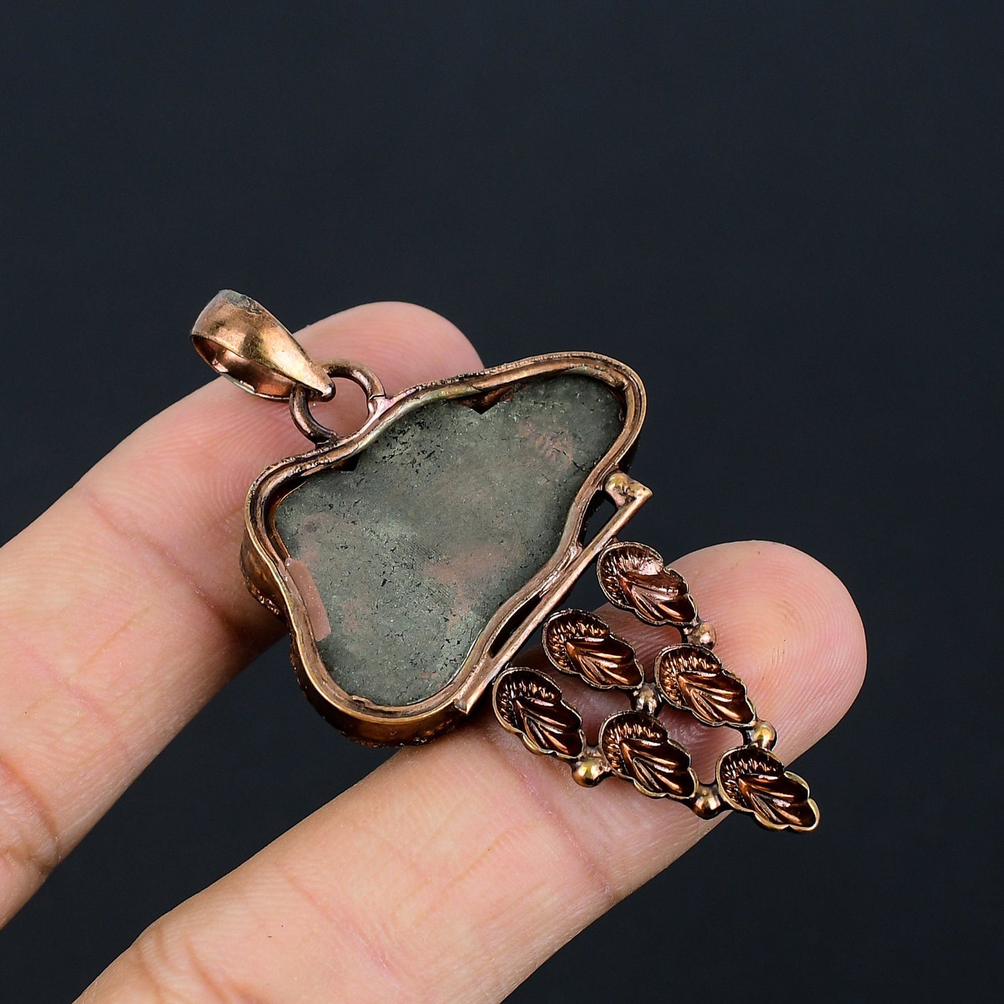 Golden Pyrite Gemstone Pendant