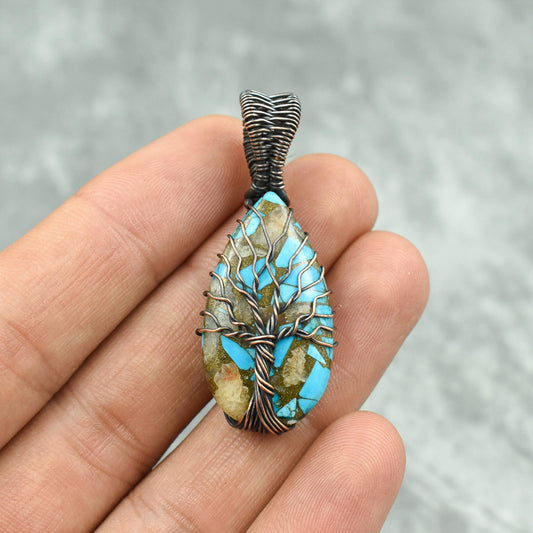 Turquoise Gemstone Pendant