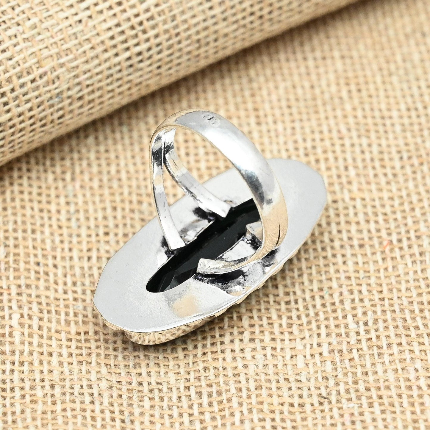 Green Chrome Diopside Sterling Silver Ring