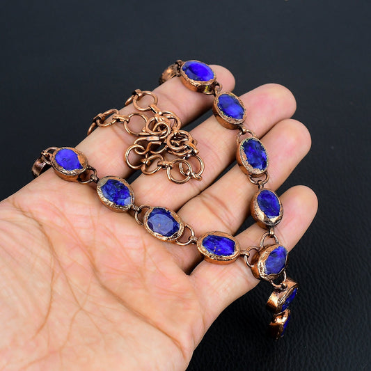 Blue Sapphire Gemstone Necklace
