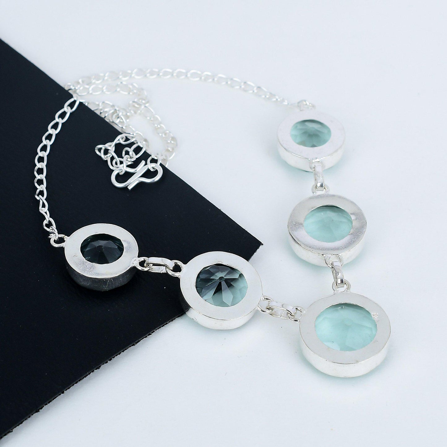 Aquamarine Sterling Silver Necklace