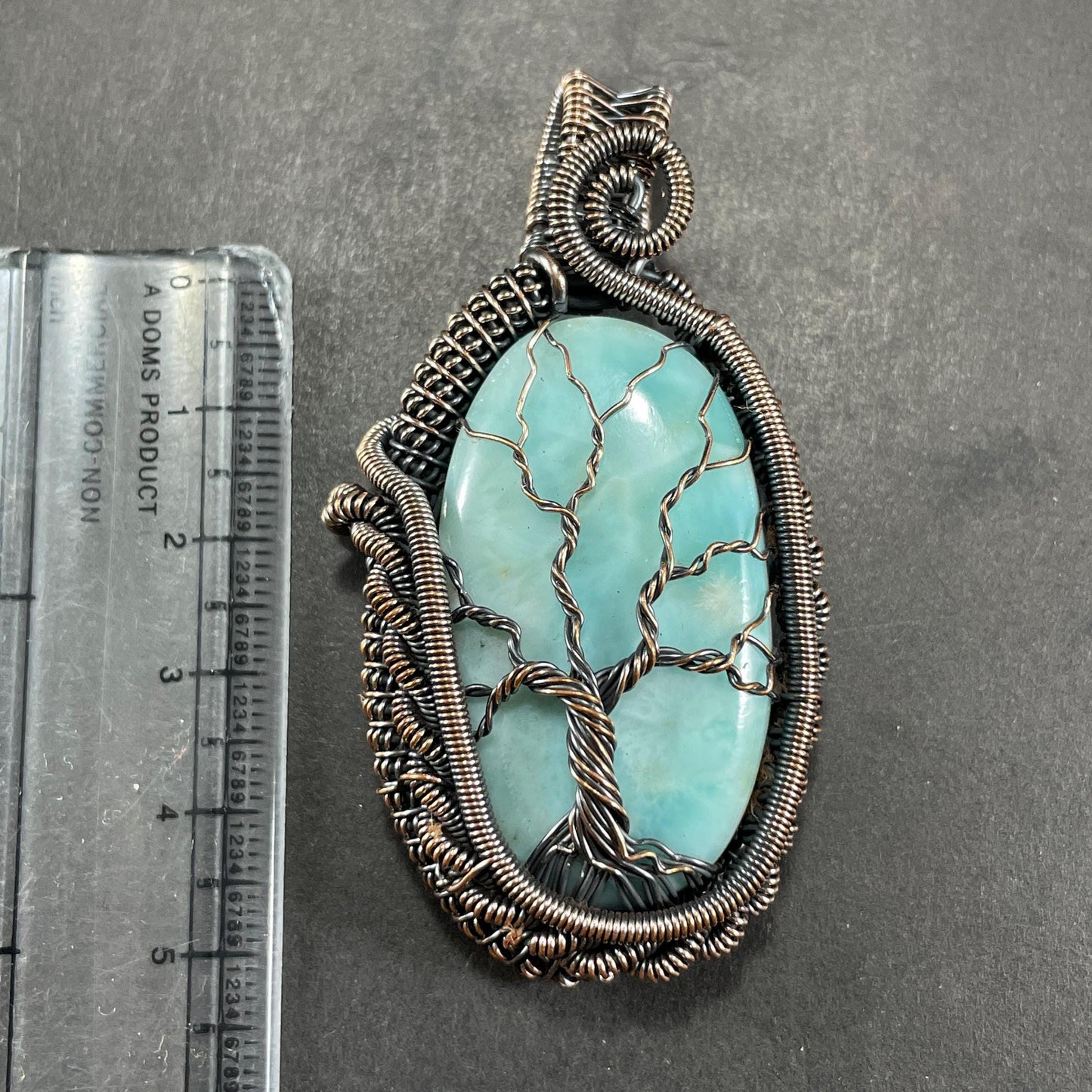 Blue Larimar Gemstone Pendant