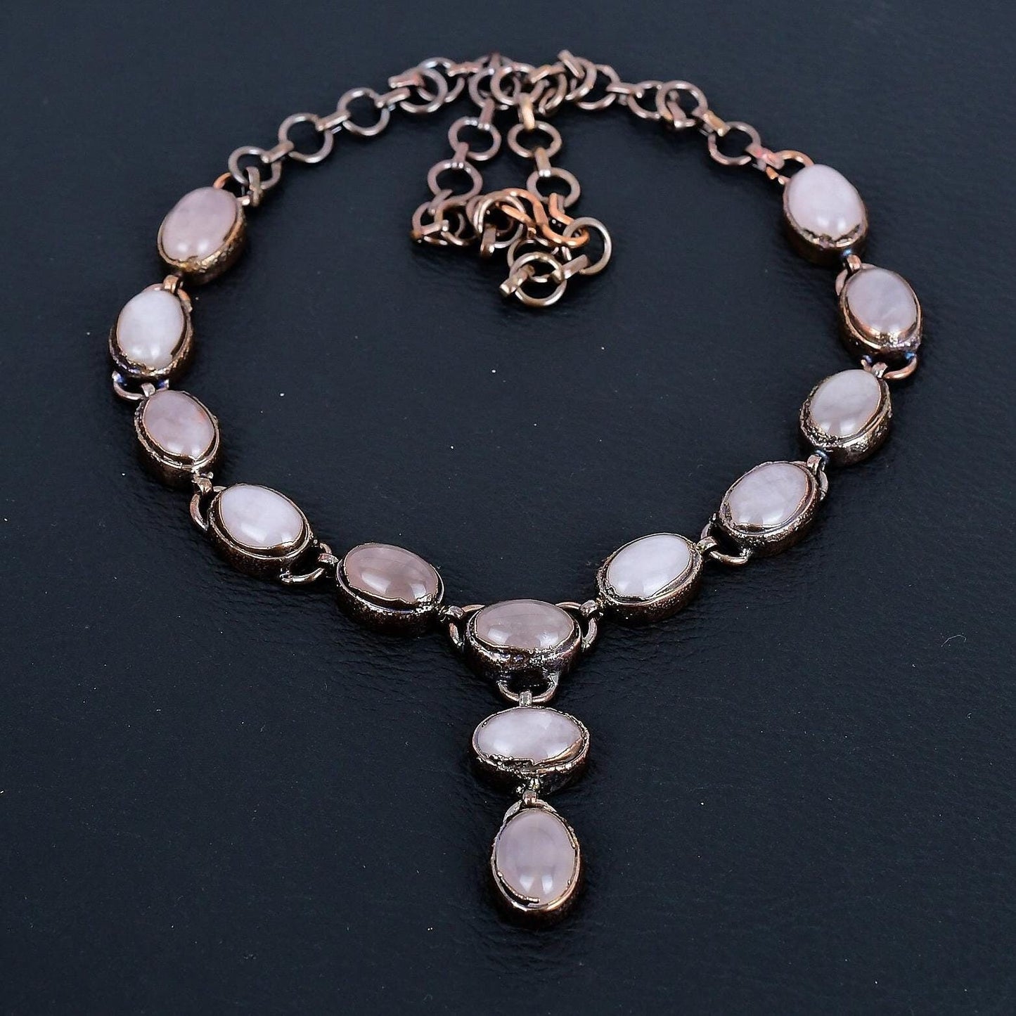 Rose Quartz Gemstone Necklace