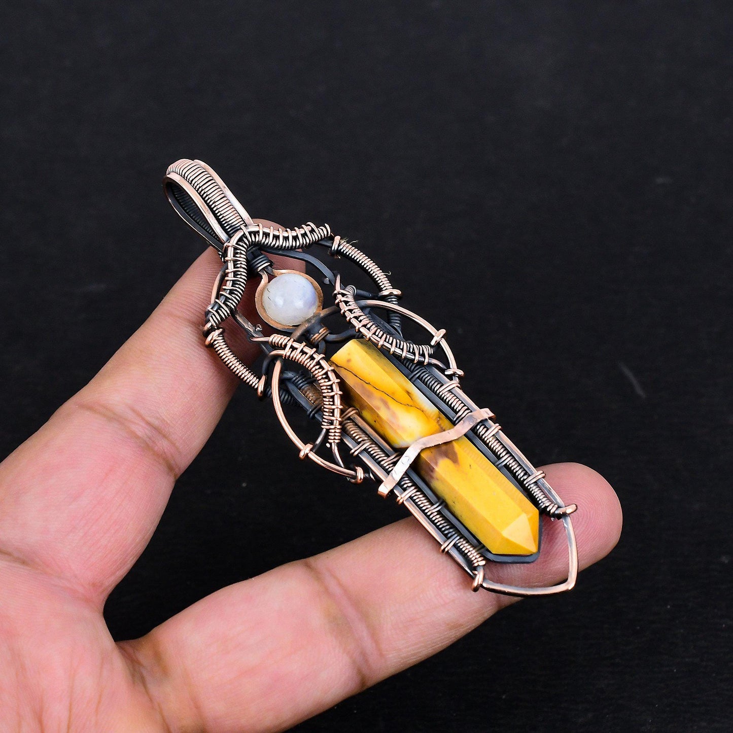 Multicolor Mookaite Gemstone Pendant