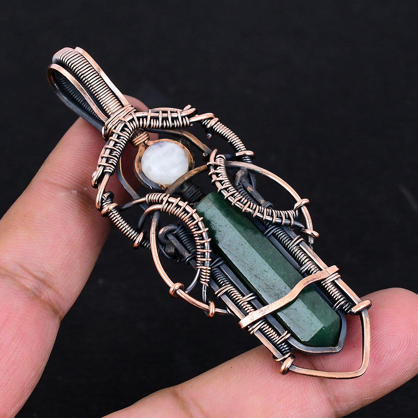 Green Jade Gemstone Pendant