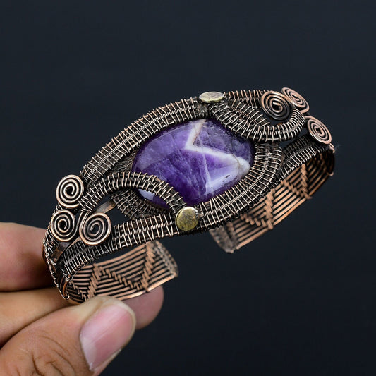 Purple Amethyst Gemstone Bracelet