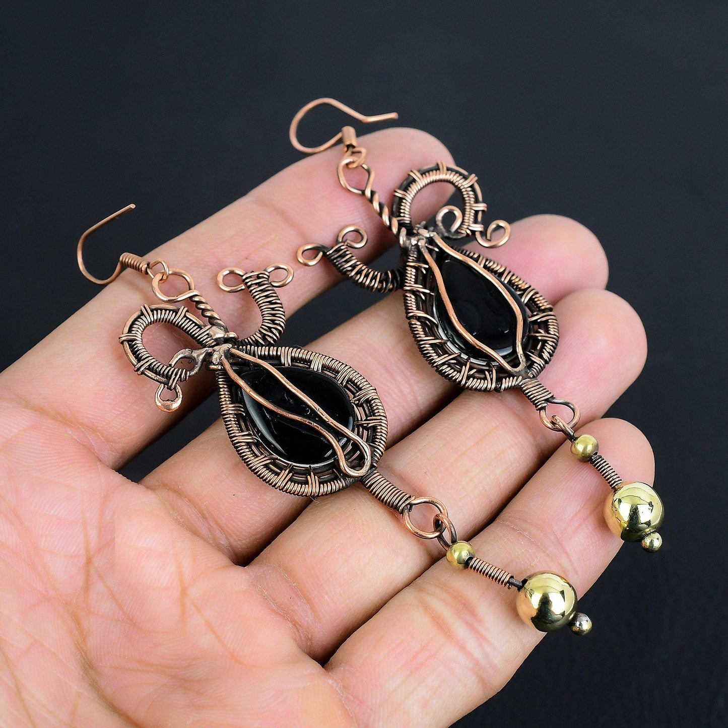 Titanium Druzy Gemstone Earrings