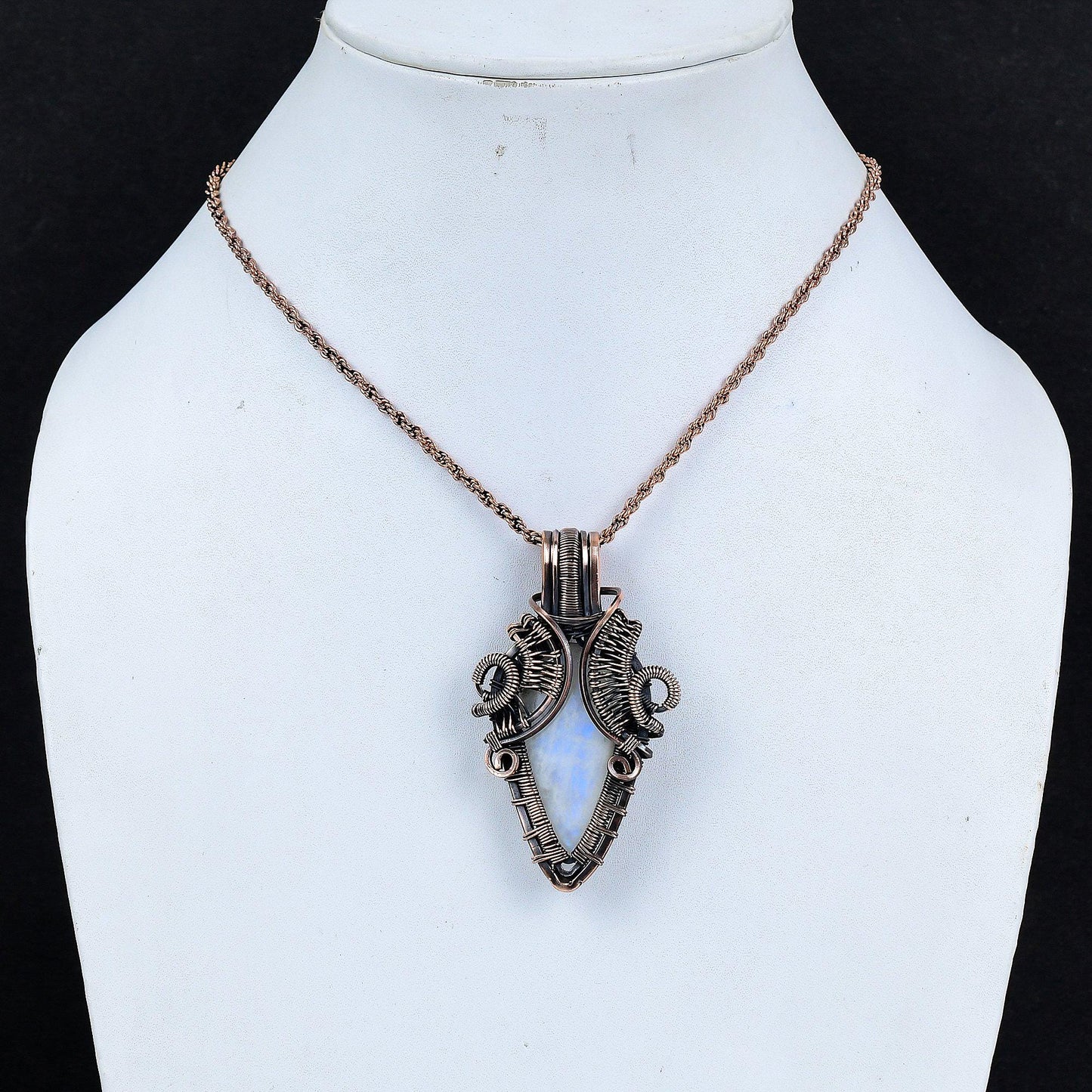 Rainbow Moonstone Gemstone Pendant