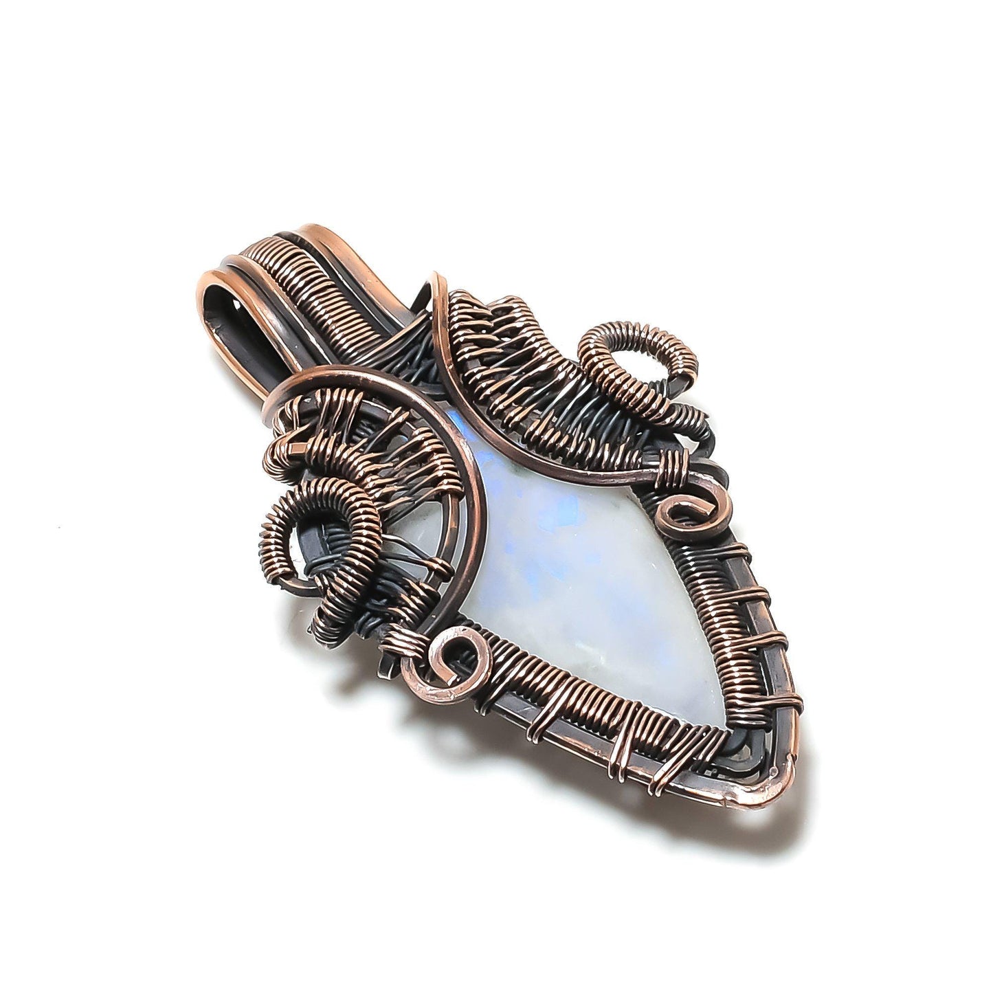 Rainbow Moonstone Gemstone Pendant