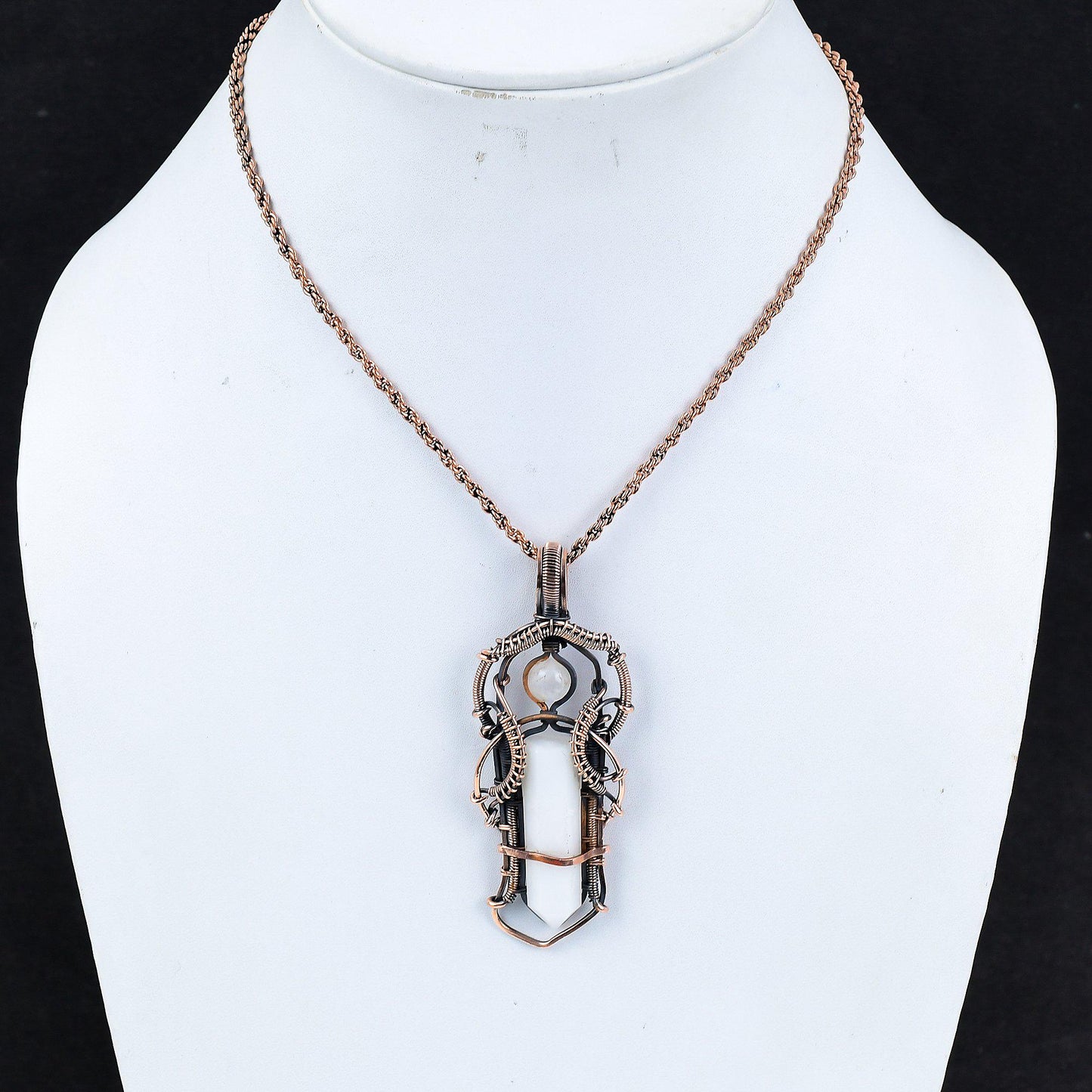 Rainbow Moonstone Gemstone Pendant