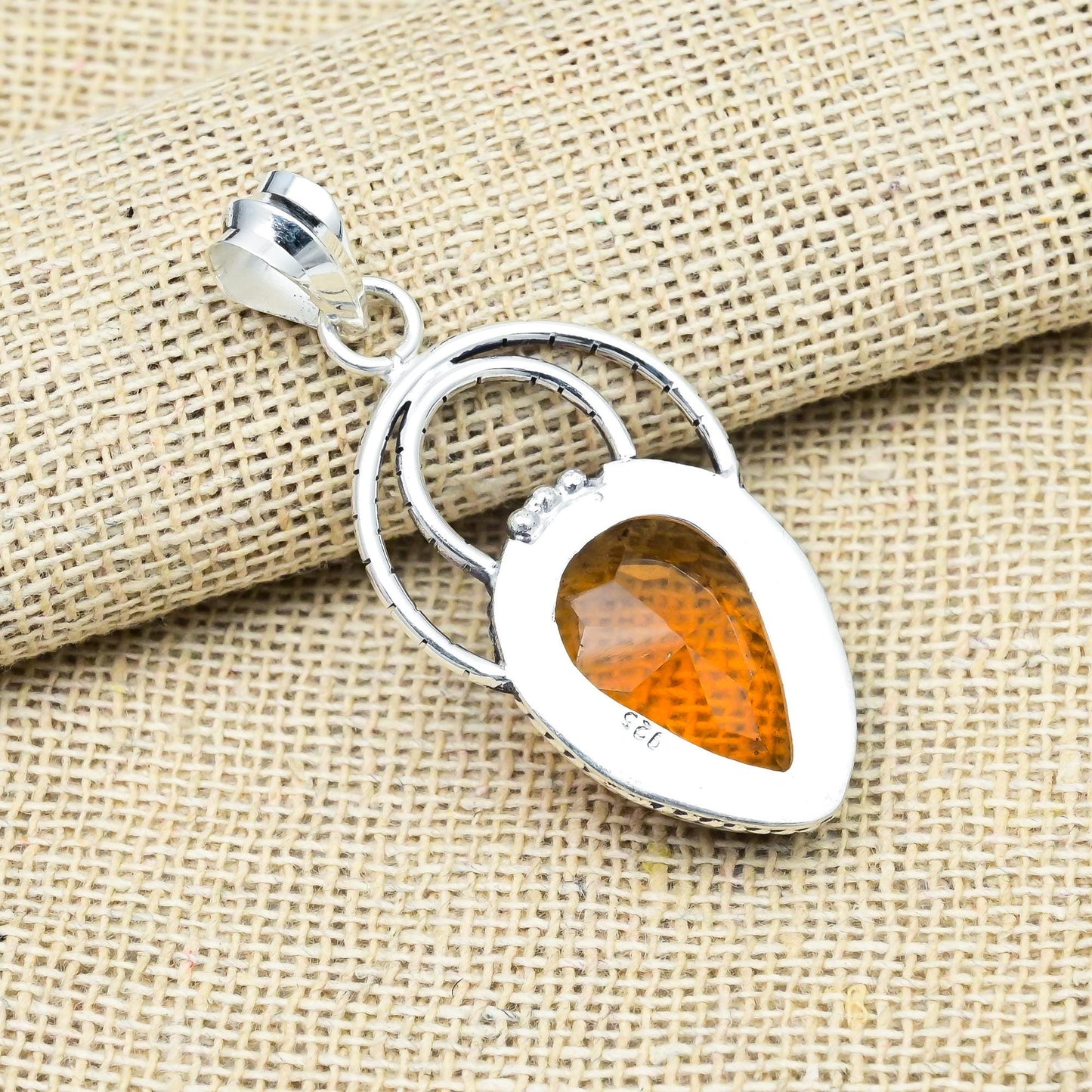 Pink Morganite Gemstone Pendant