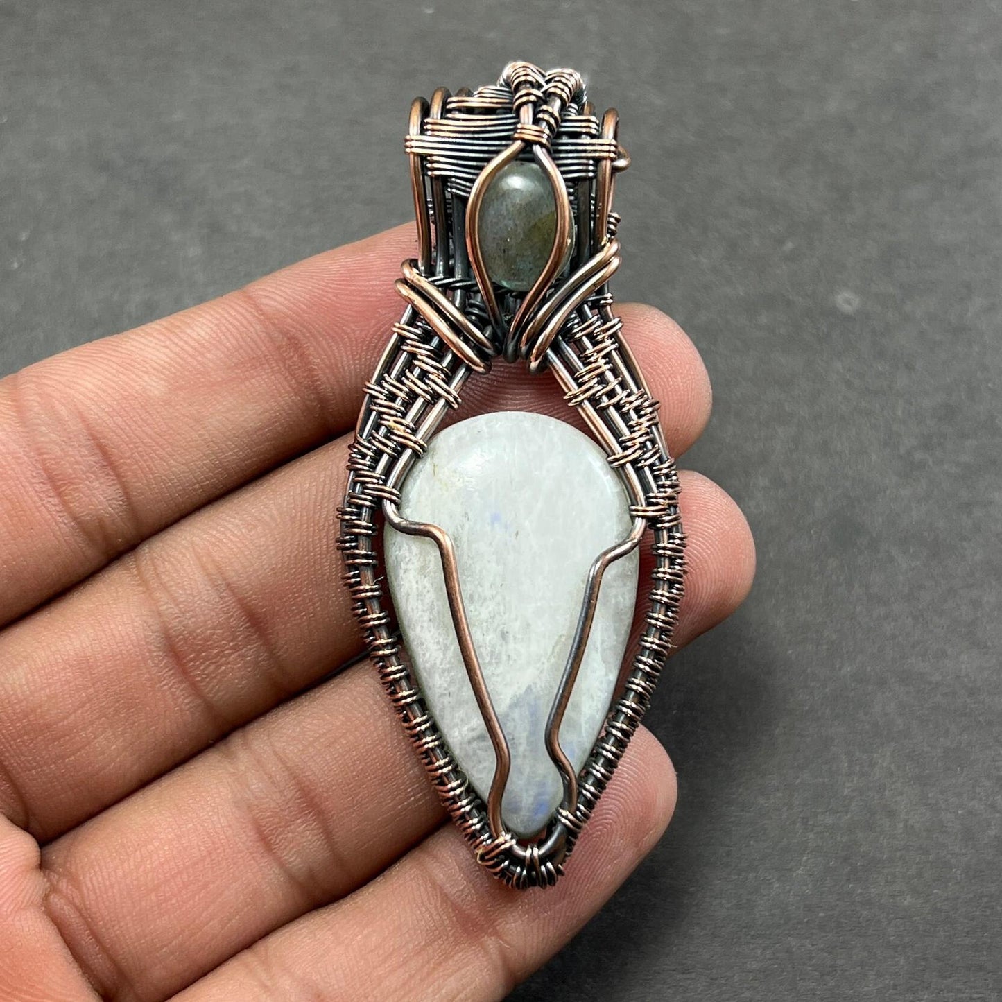 Blue Labradorite Gemstone Pendant