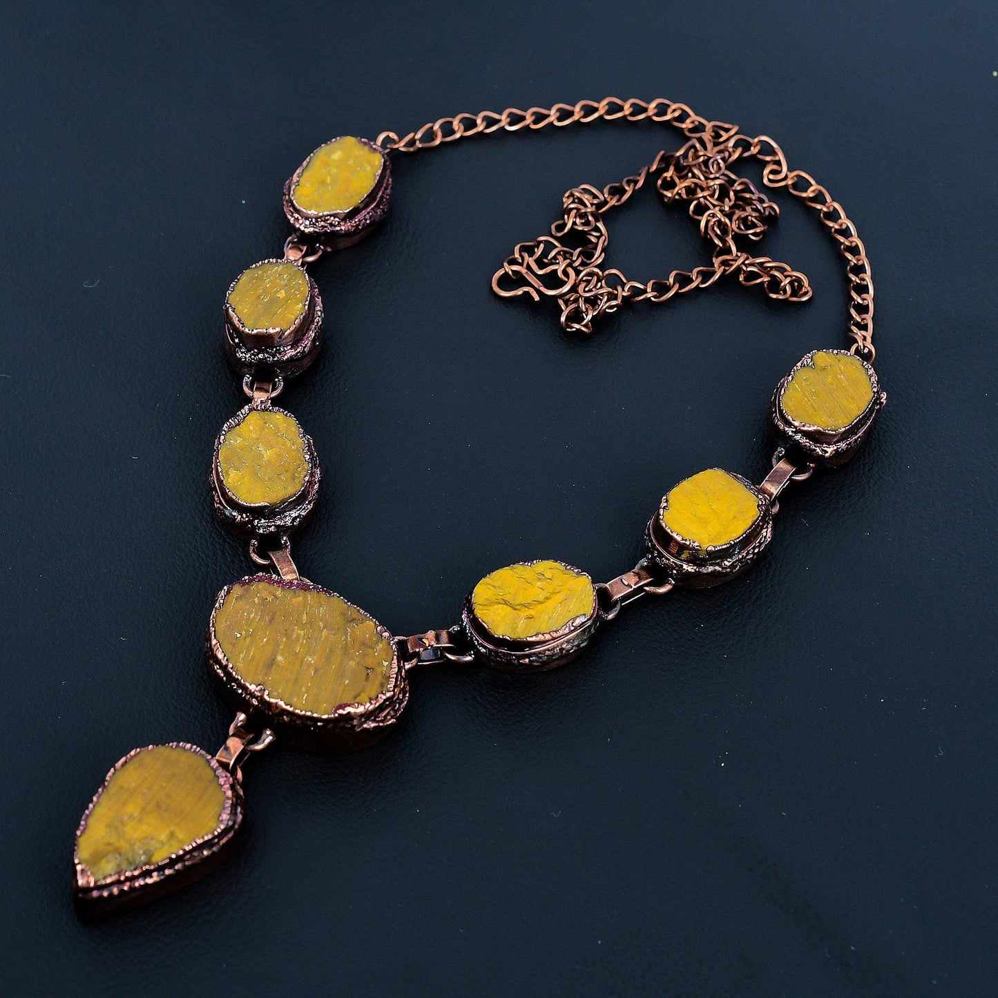 Golden Brown Tiger Eye Gemstone Necklace
