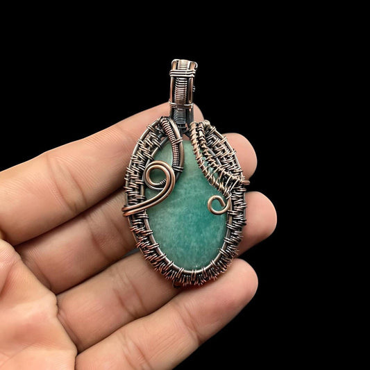 Green Amazonite Gemstone Pendant