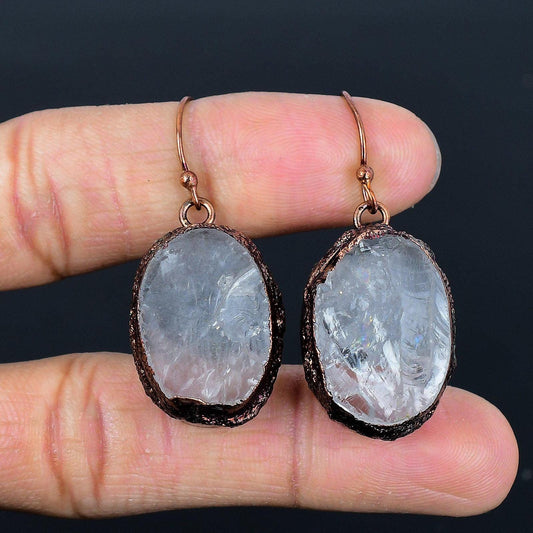 Clear Quartz Gemstone Earrings