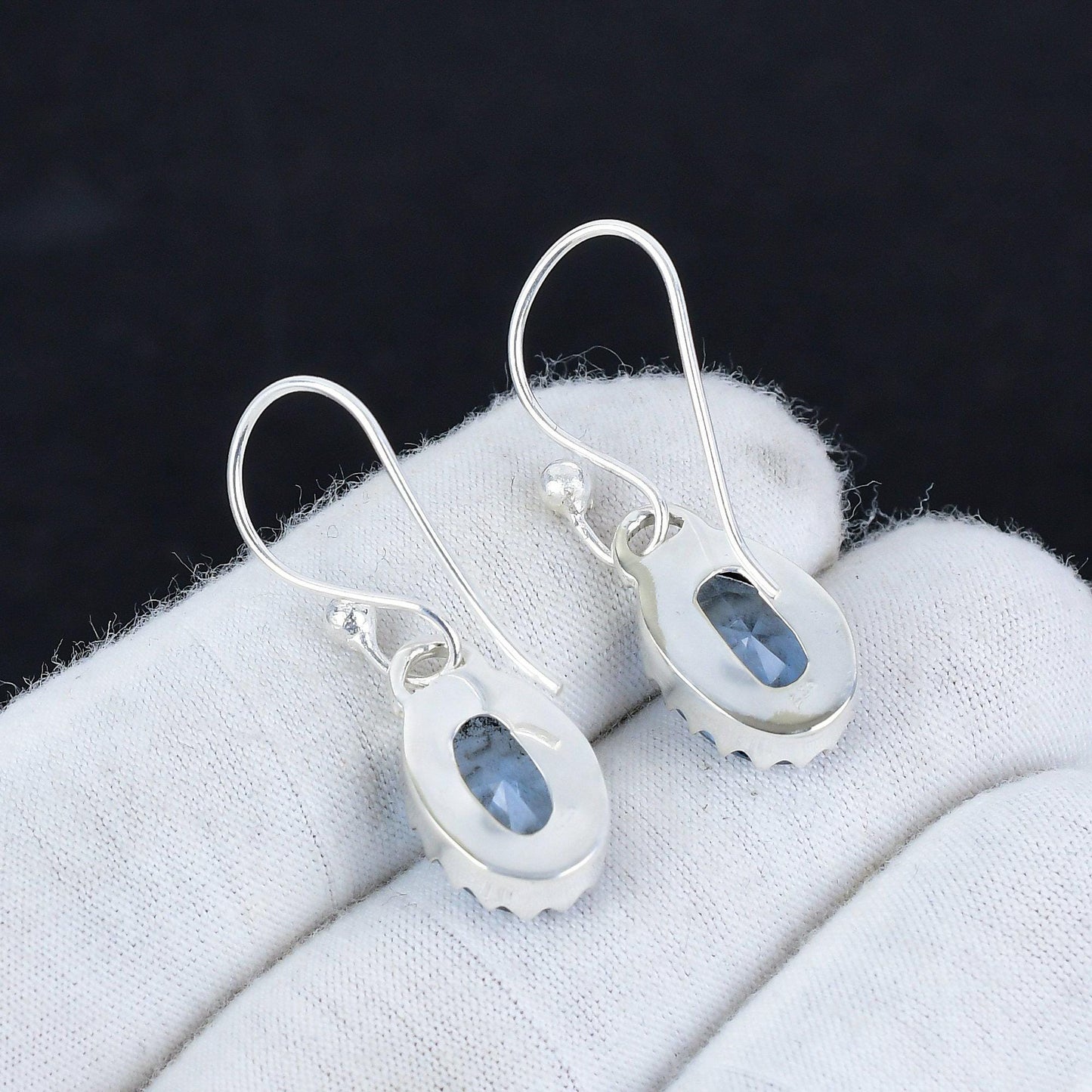 Aquamarine Gemstone Earrings