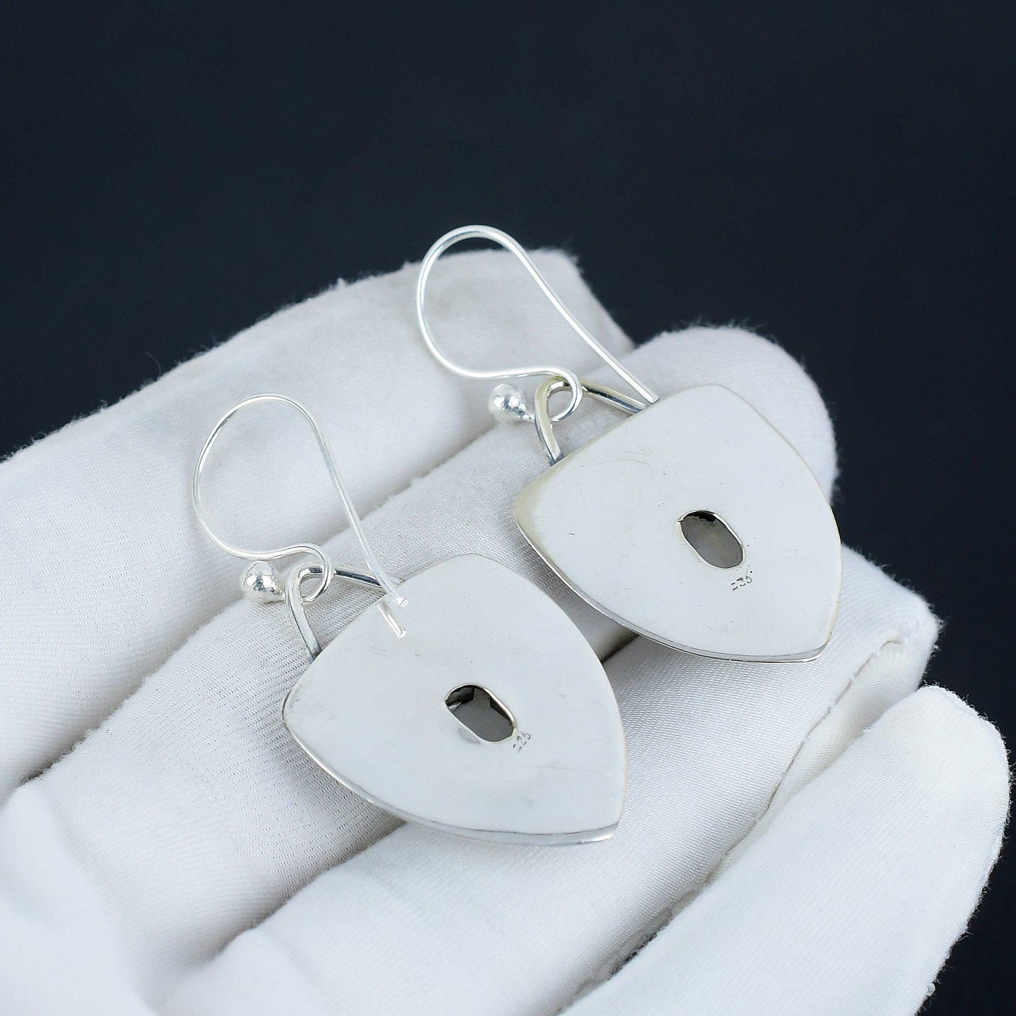 Rainbow Moonstone Gemstone Earrings