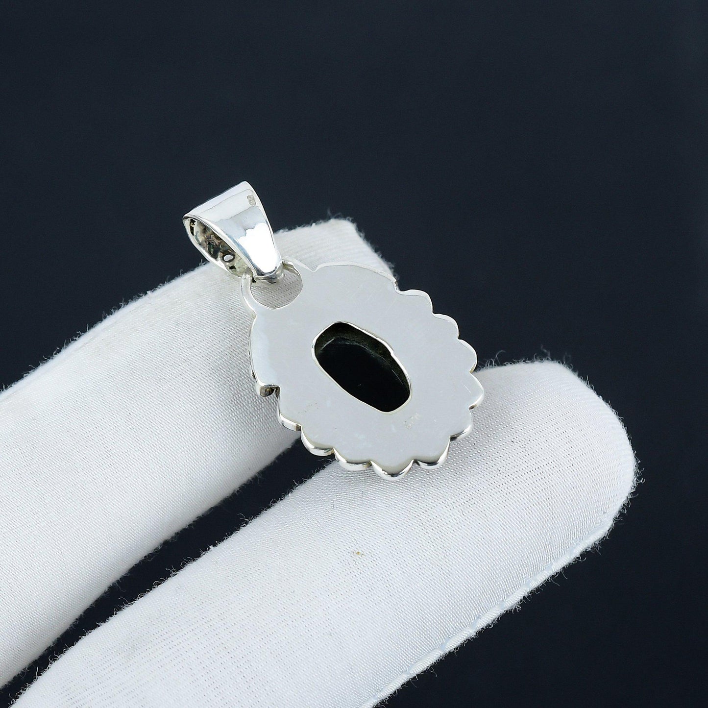 Black Onyx Gemstone Pendant