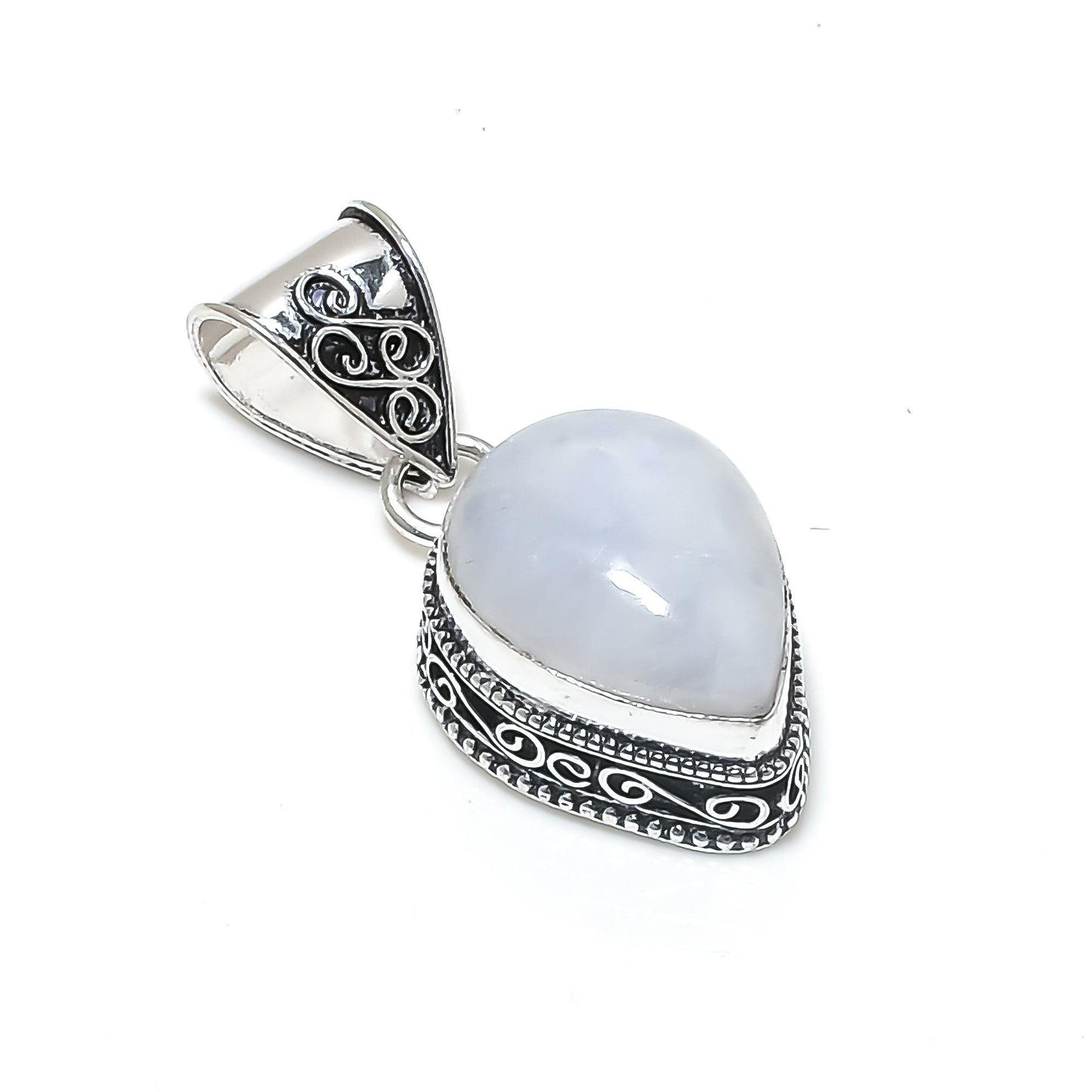 Rainbow Moonstone Gemstone Pendant