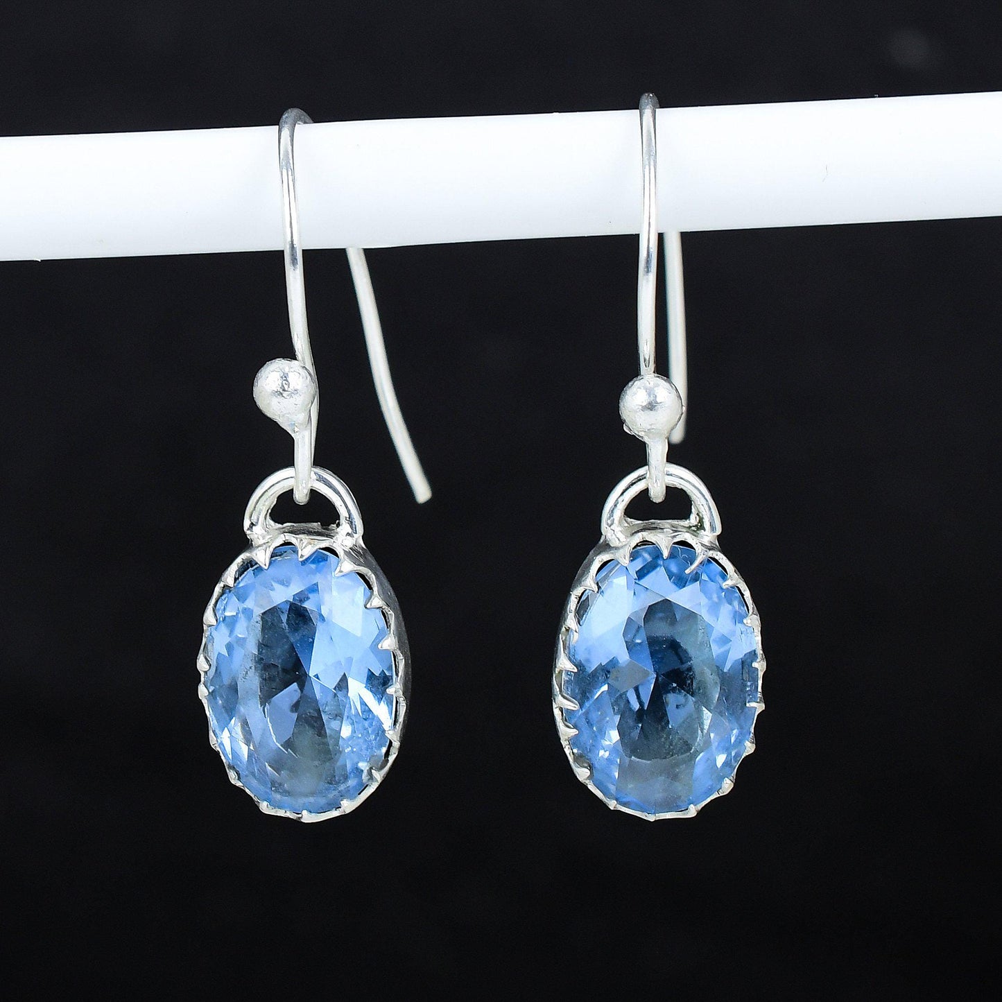 Aquamarine Gemstone Earrings