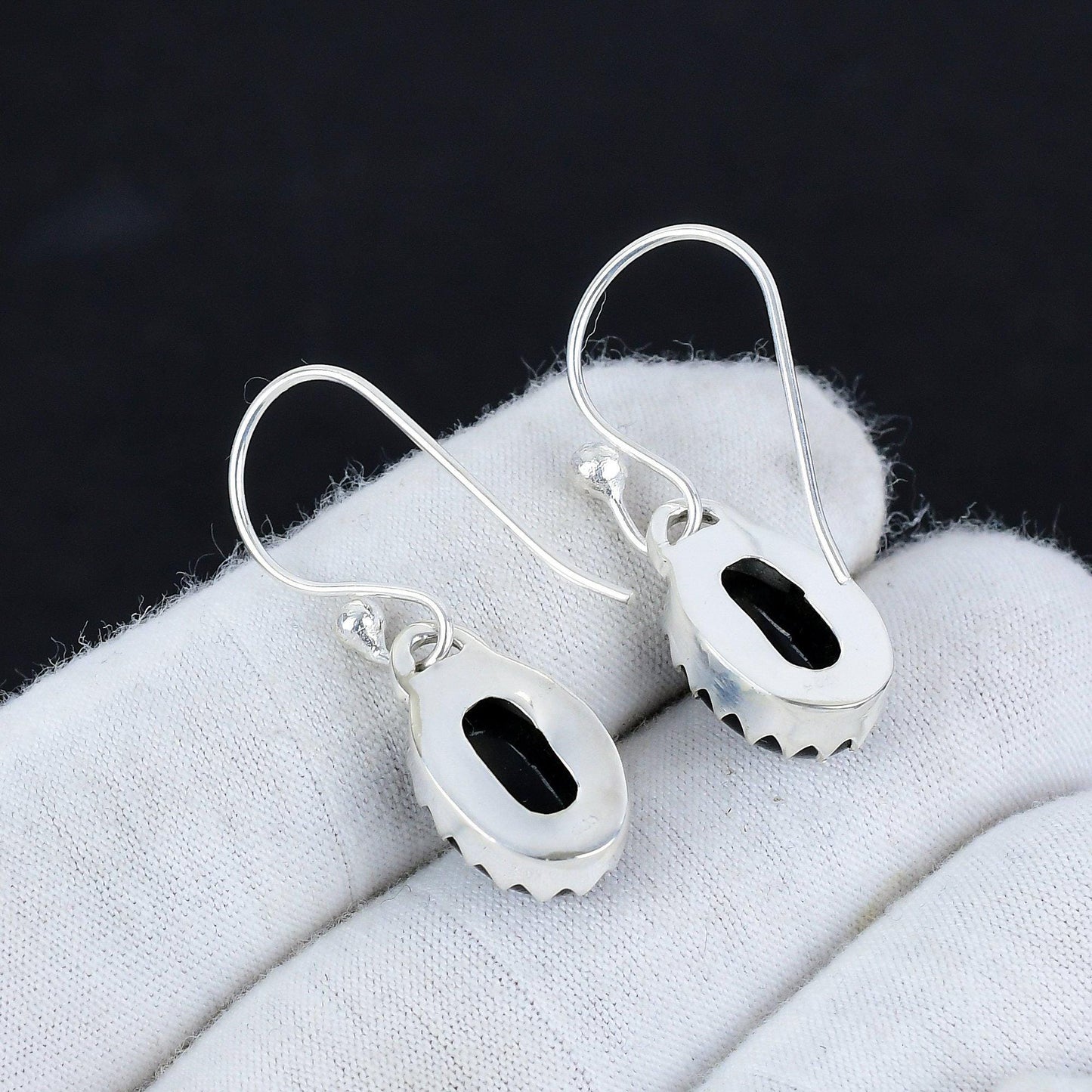 Black Onyx Gemstone Earrings