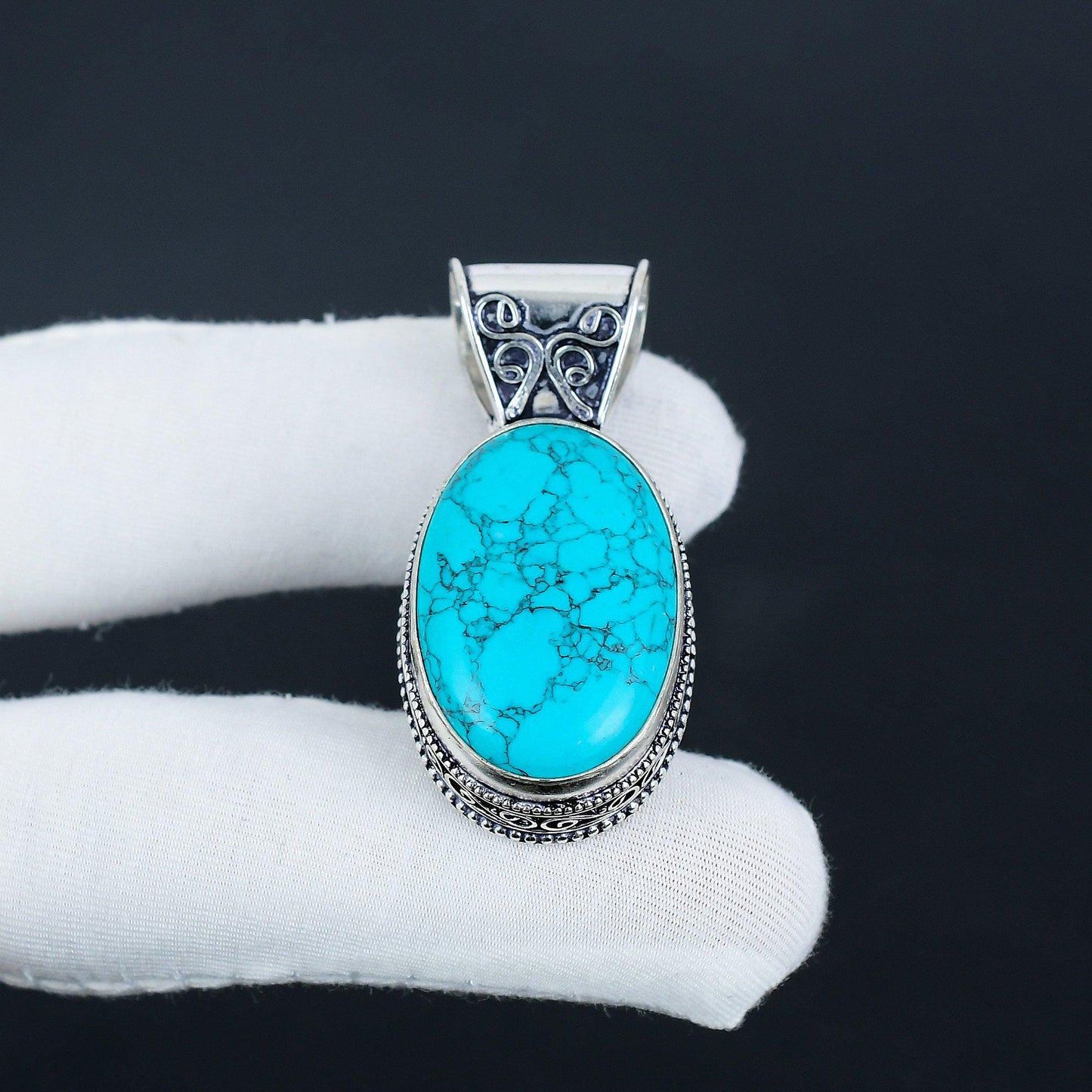 Turquoise Gemstone Pendant