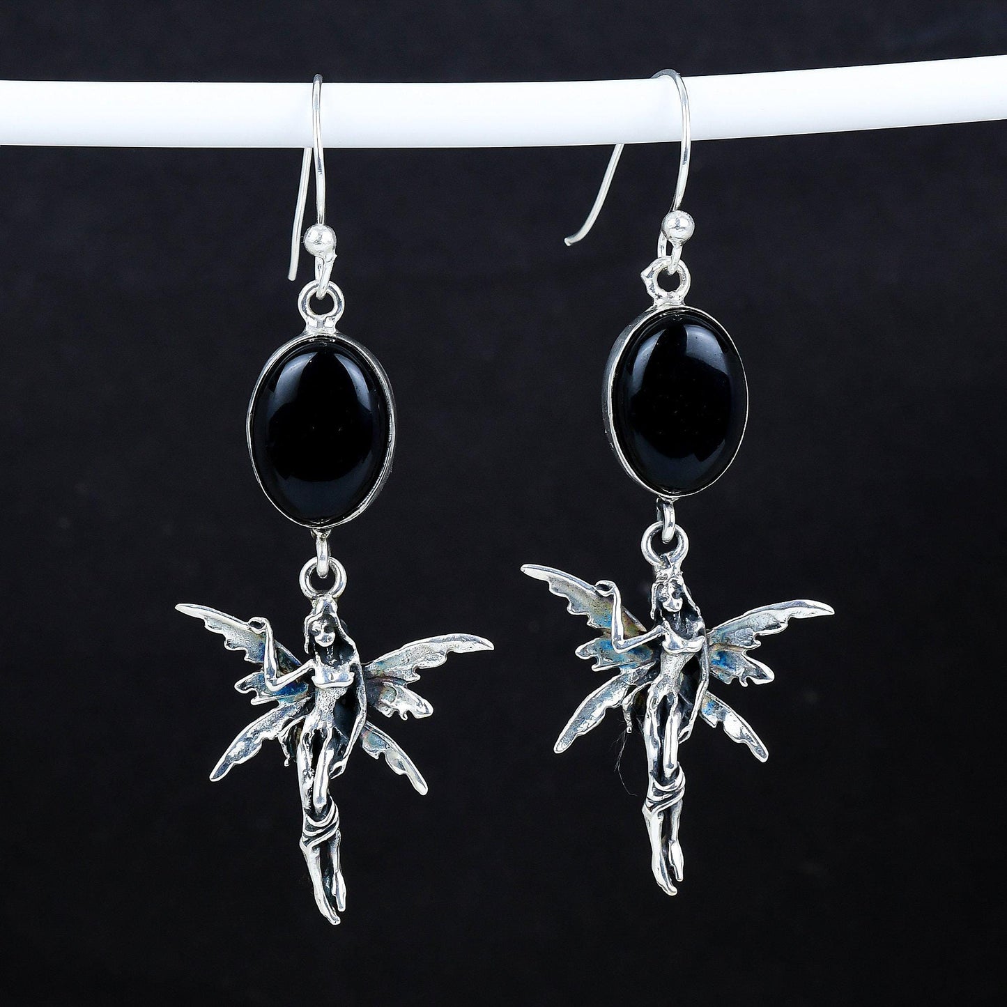 Black Onyx Gemstone Earrings