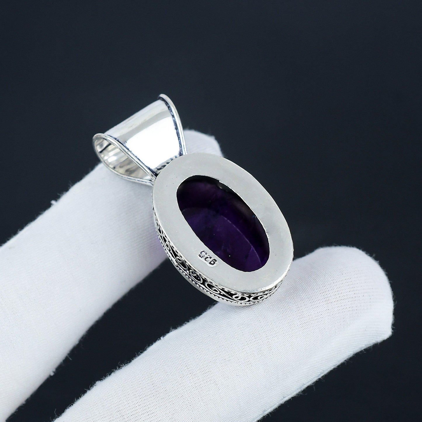 Purple Amethyst Gemstone Pendant