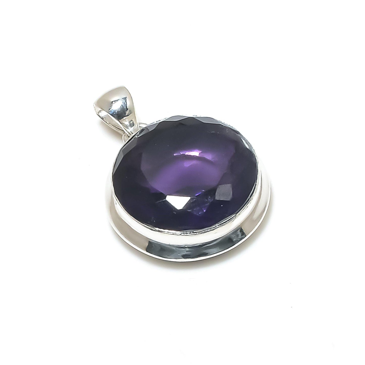 Purple Amethyst Gemstone Pendant