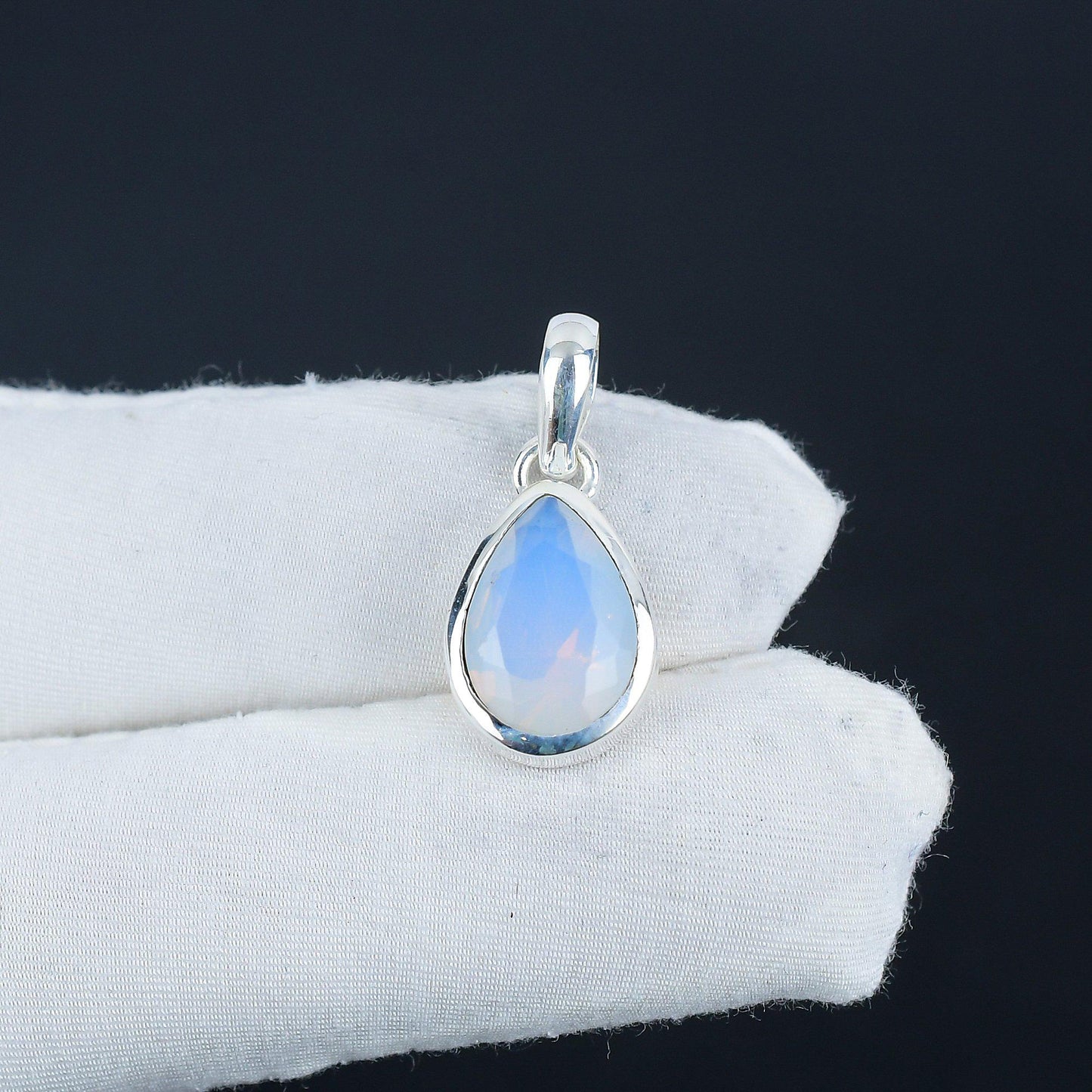Milky Opal Gemstone Pendant