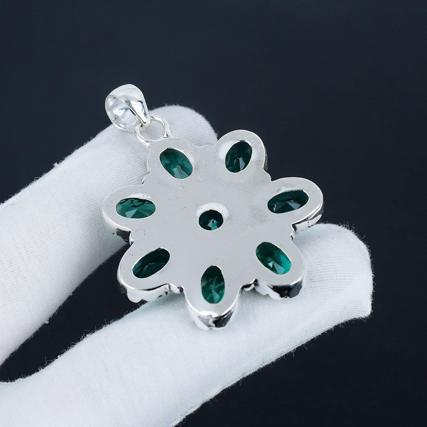 Green Apatite Gemstone Pendant