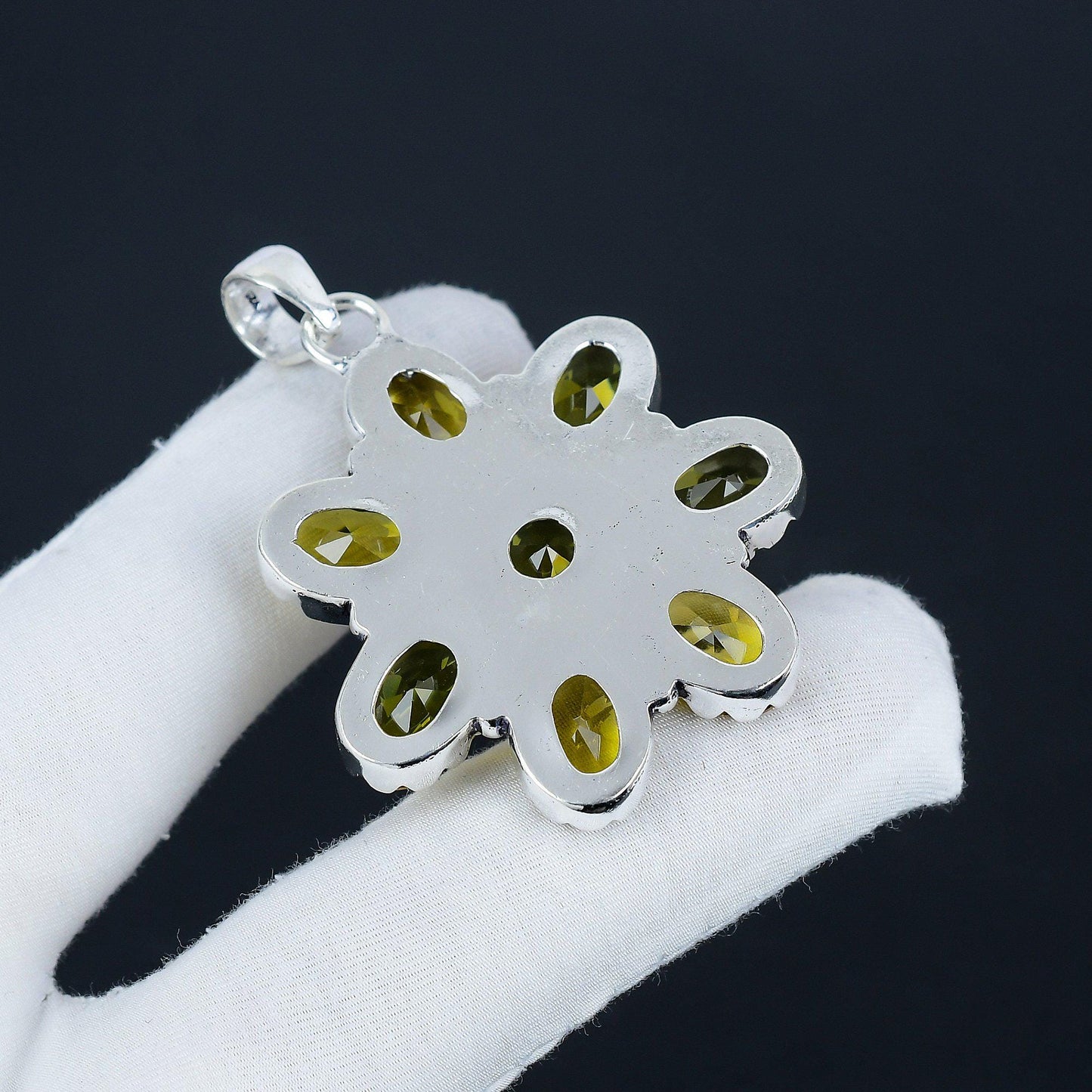 Yellow Citrine Gemstone Pendant