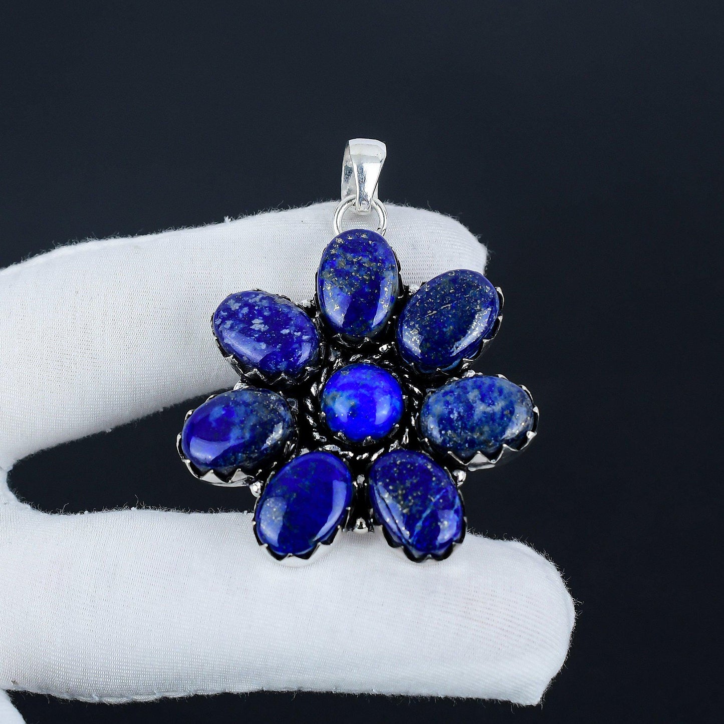 Blue Lapis Lazuli Gemstone Pendant