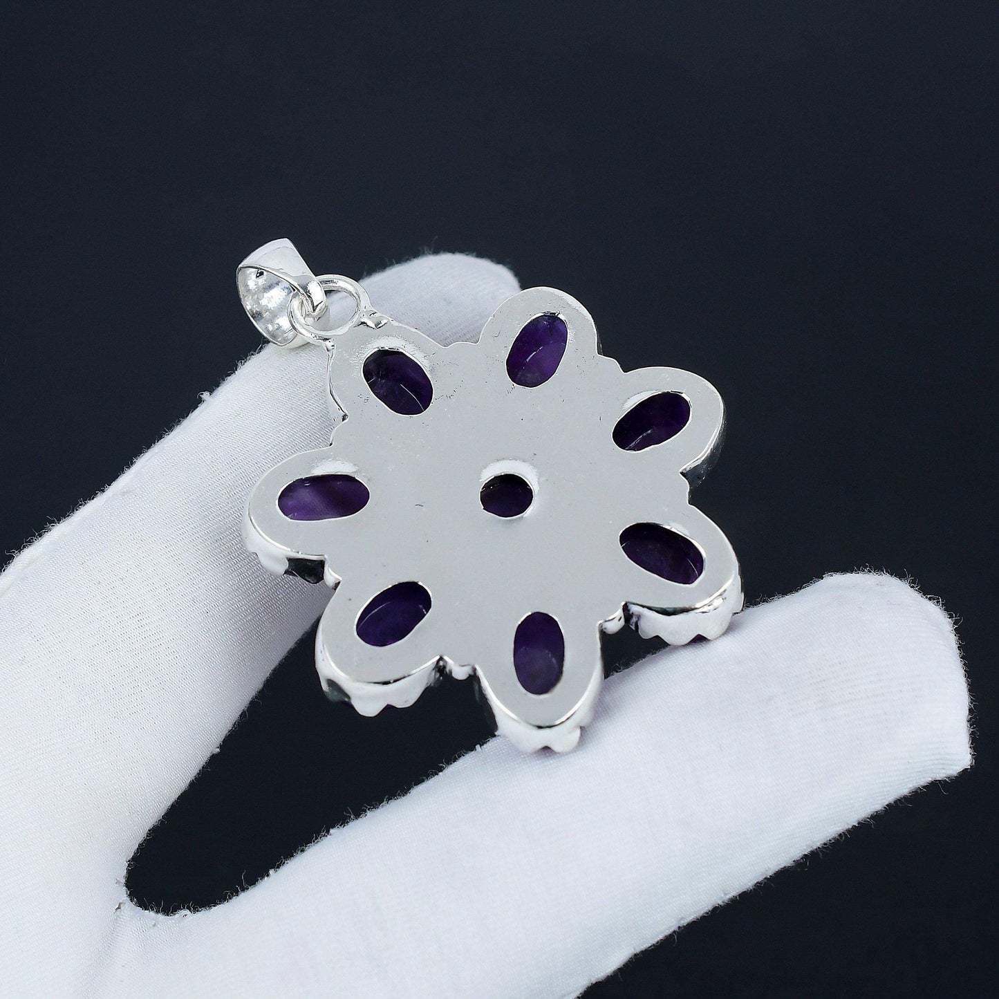 Purple Amethyst Gemstone Pendant