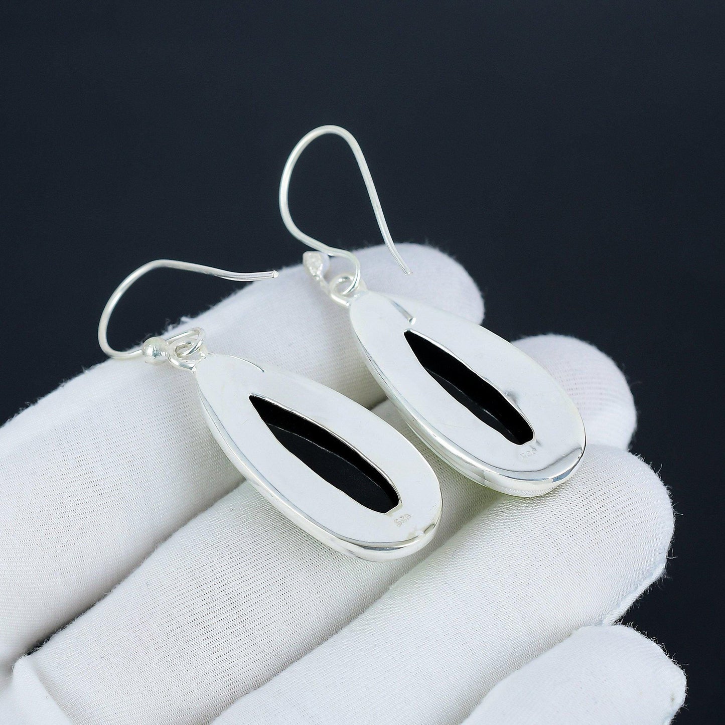 Yellow Australian Triplet Opal Sterling Silver Earrings