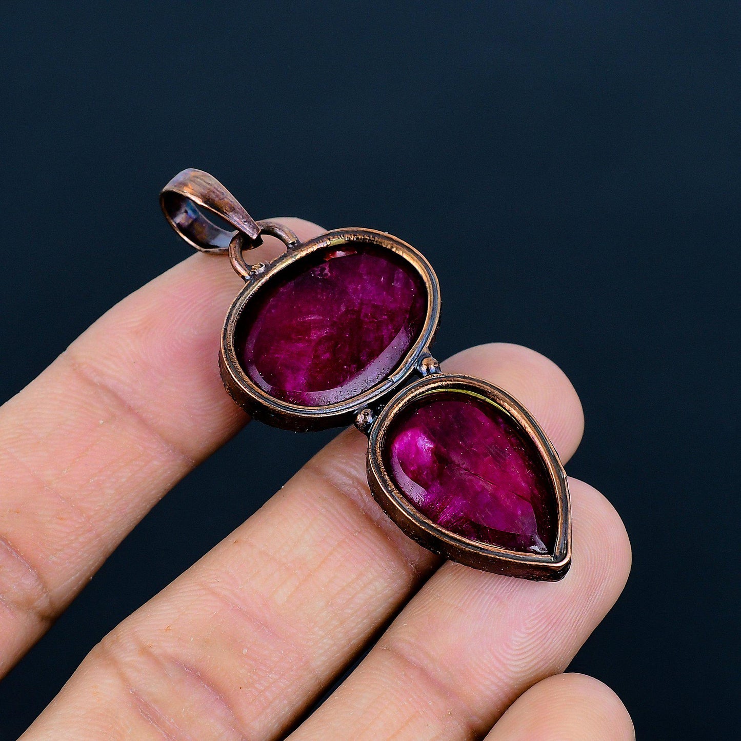 Red Ruby Gemstone Pendant