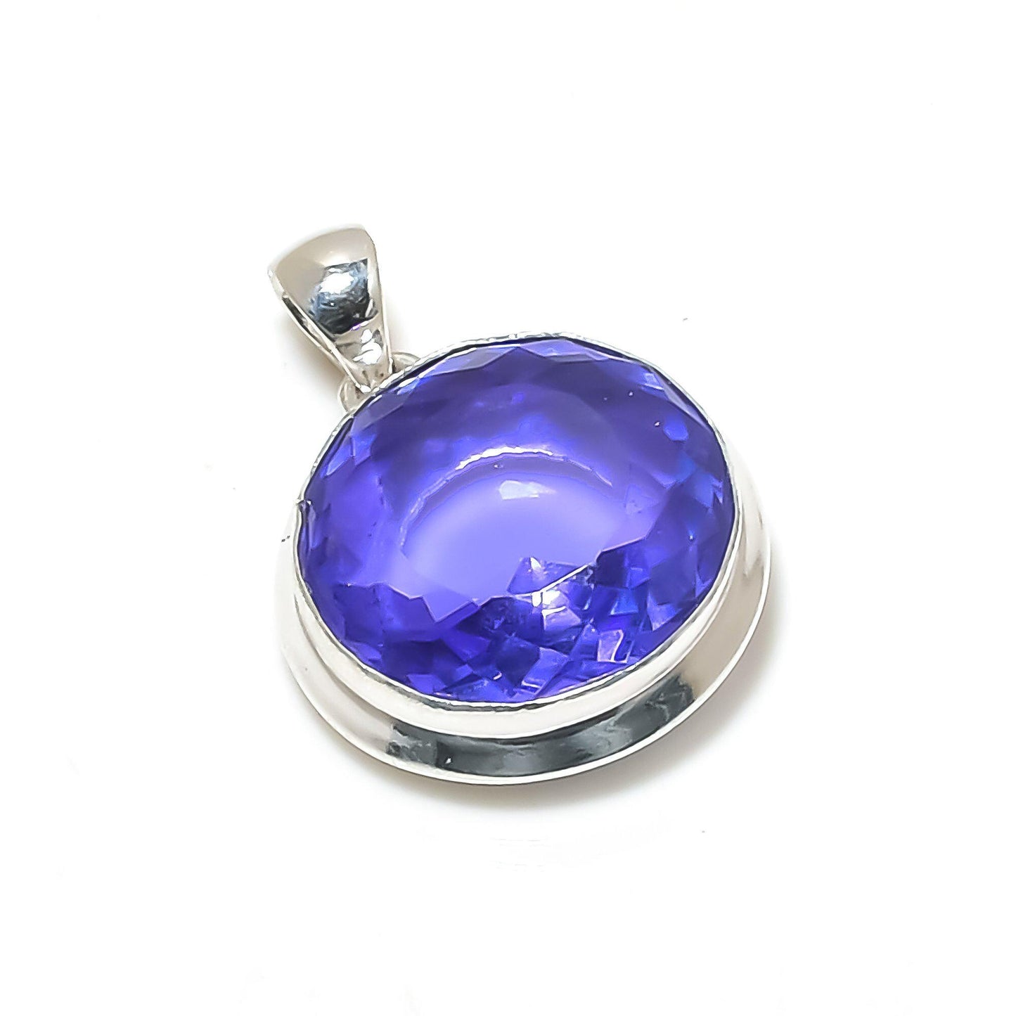 Blue Tanzanite Gemstone Pendant