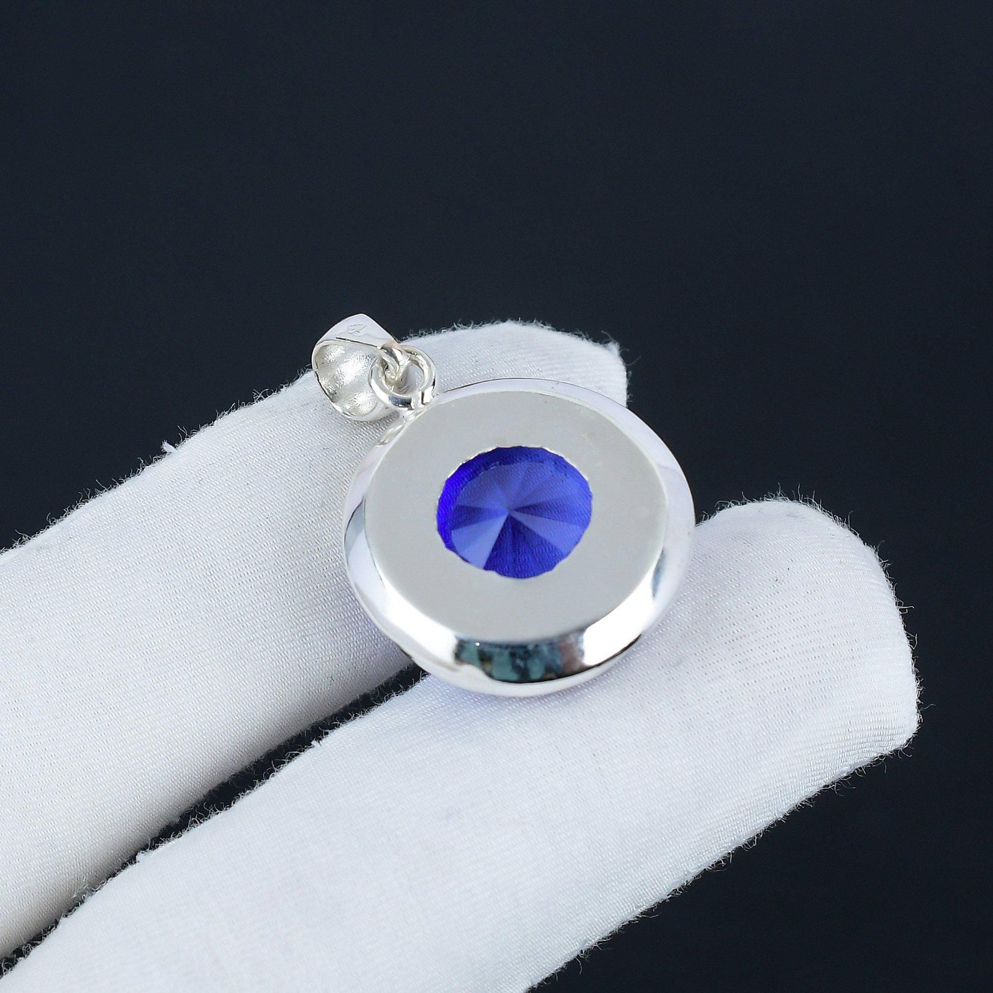 Blue Tanzanite Gemstone Pendant