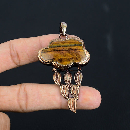 Brown Tiger Eye Gemstone Pendant