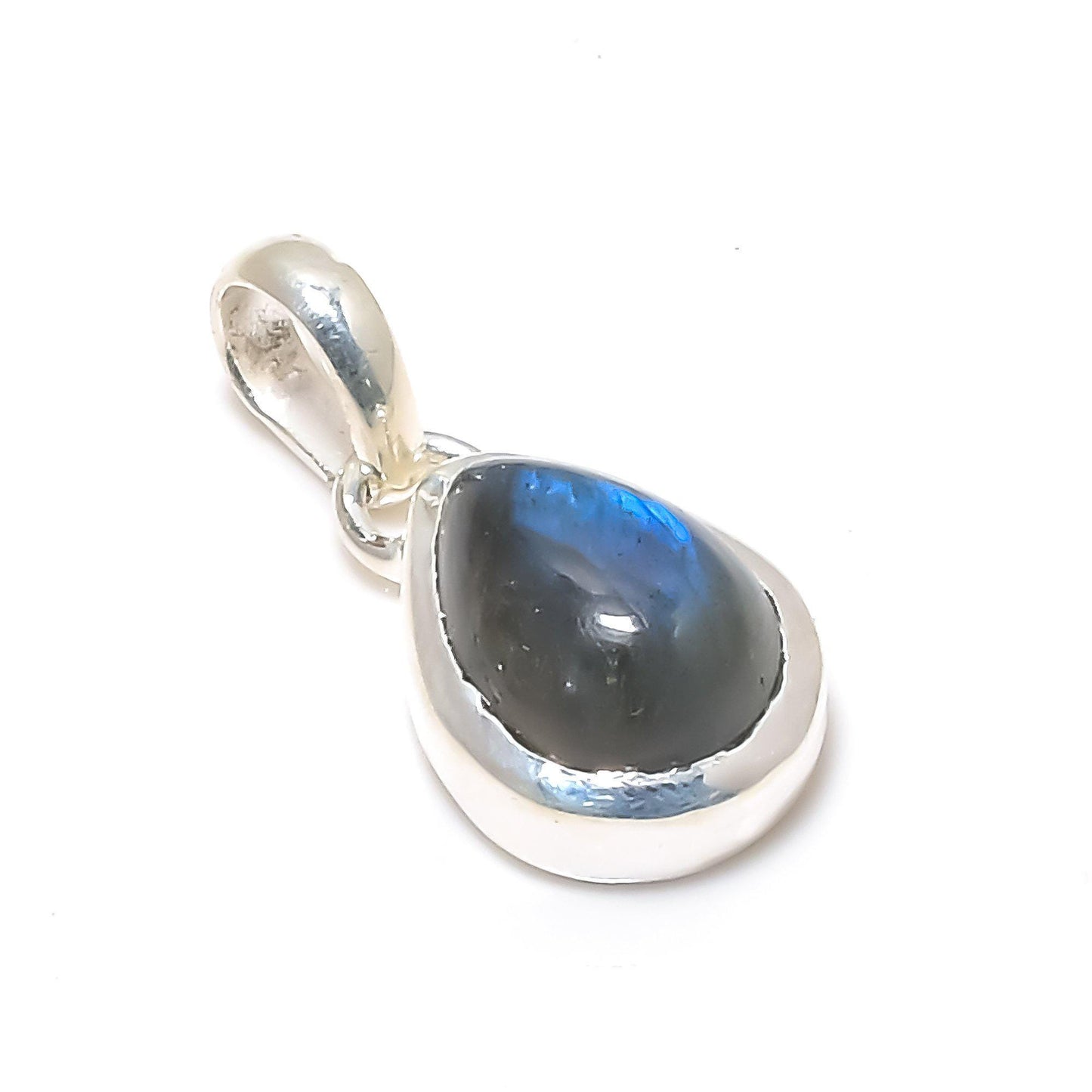 Blue Labradorite Gemstone Pendant