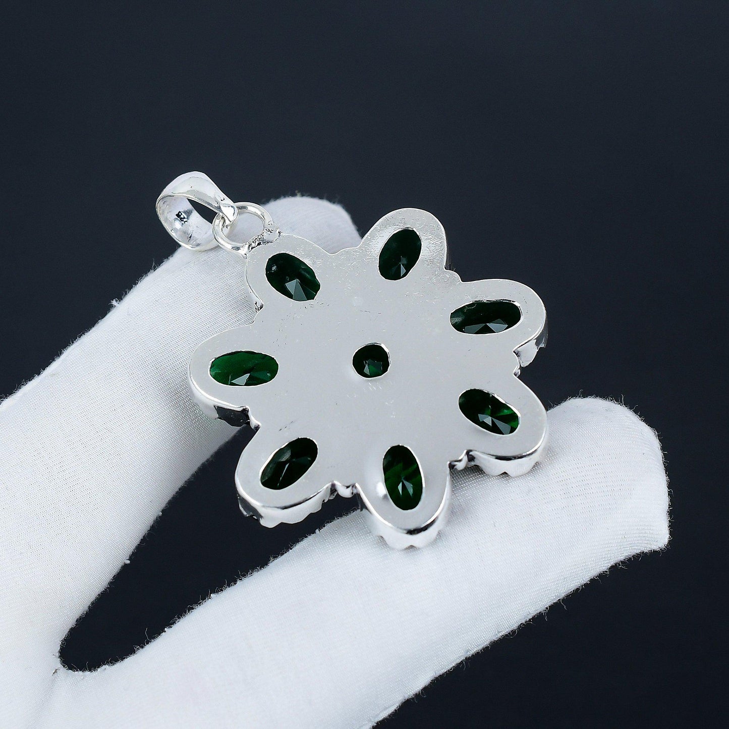 Green Tourmaline Gemstone Pendant