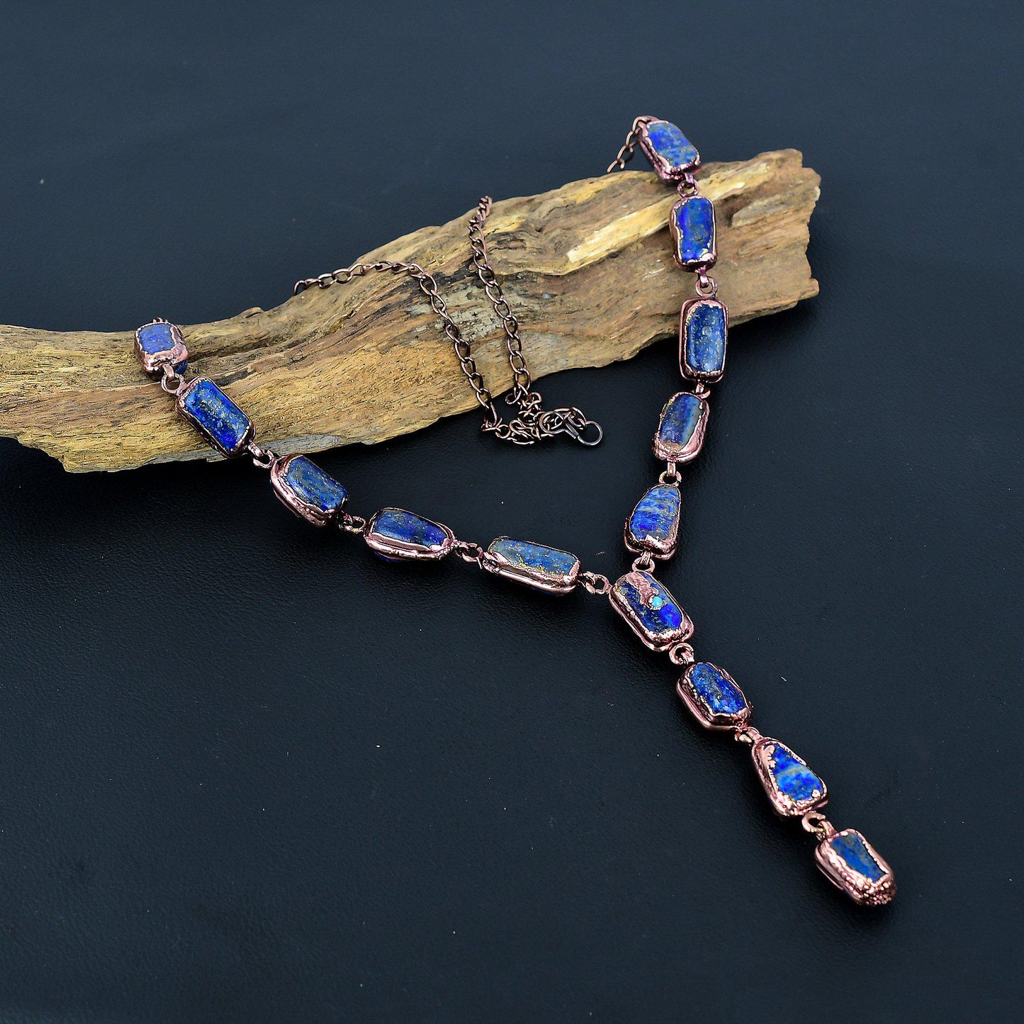 Blue Lapis Lazuli Gemstone Necklace