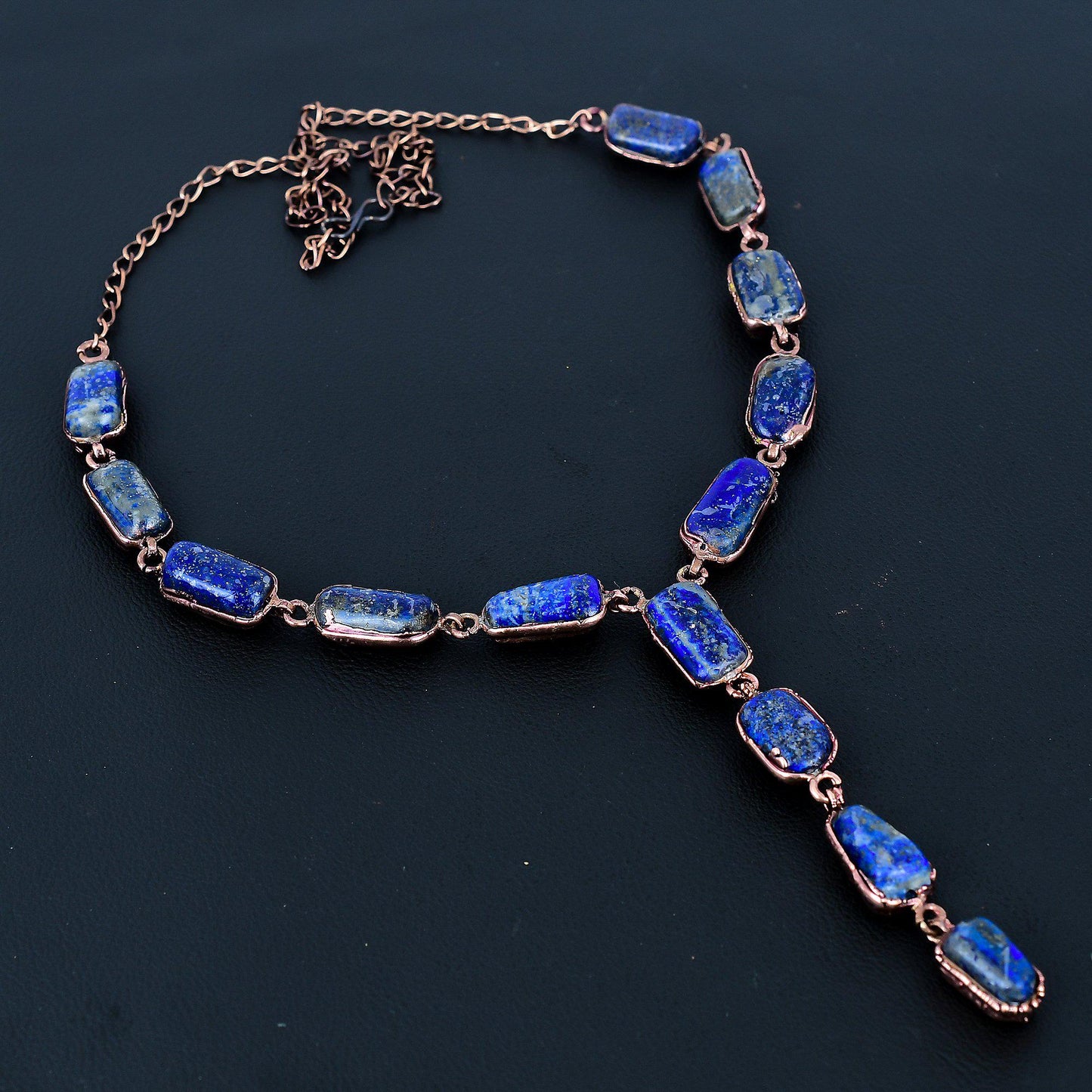 Blue Lapis Lazuli Gemstone Necklace